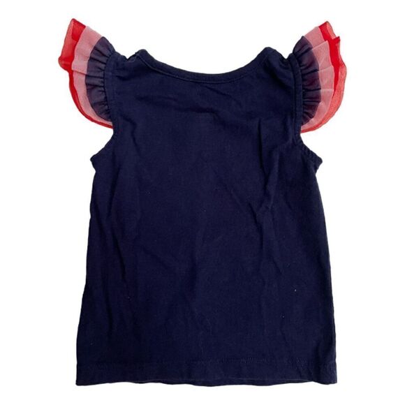 ❤️ Patriotic July 4th Baby Girl Top - Picture 2 of 5